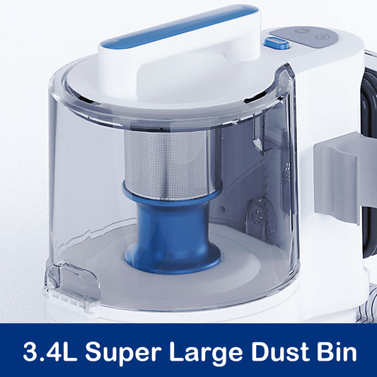Kanpets 3.4 L Dust Bin Attachment 710D 4-in-1 Pet Grooming Vacuum Kit