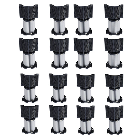 KANPETS H13-Class HEPA Filters (16 Packs)- Washable Accessory for Handheld Vacuum Cordless