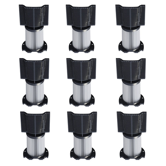 KANPETS H13-Class HEPA Filters (9 Packs)- Washable Accessory for Handheld Vacuum Cordless