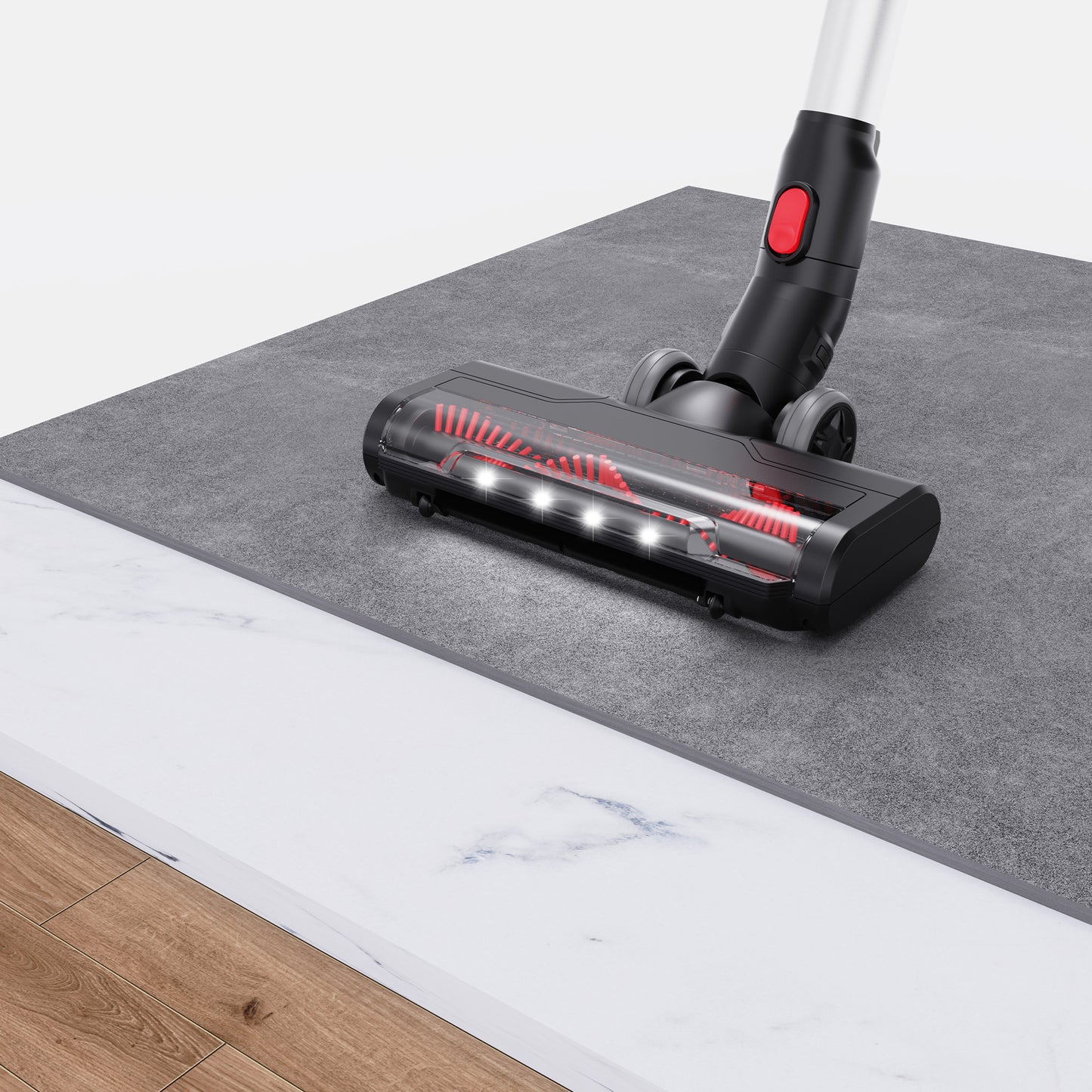 KANPETS Cordless Vacuum Cleaner, 25kPa Utral Powerful Suction, Up to 40 Min, 6 in 1 Lightweight Stick Vacuum Cleaner Optimal Cleaning for Home Car Hardwood Tile Low Pile Carpets